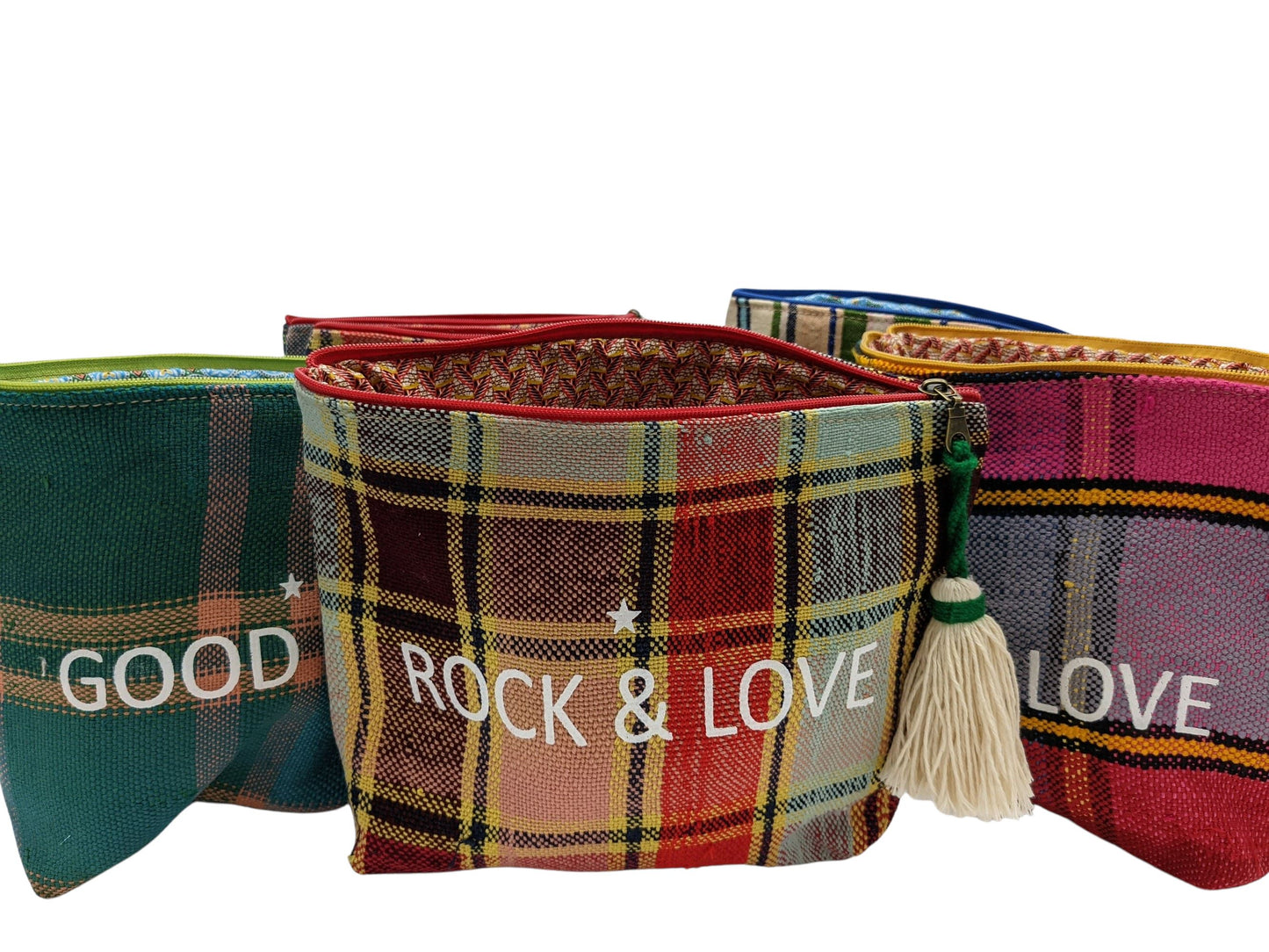 Chacha d'amour | Trousse de toilette voyage ou trousse personnalisée ROCK-LOVE en haik